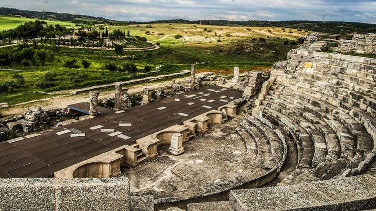 Segóbriga viaja a su pasado romano gracias a unas gafas de realidad virtual