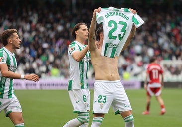 Ania, sobre el gesto de Carracedo con la camiseta tras su golazo: «Es un tío peculiar»