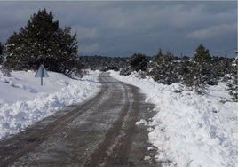 Cortada de nuevo la A-1178 en Calar Alto por nevada, y se mantiene por hielo la A-4025 a Sierra Nevada