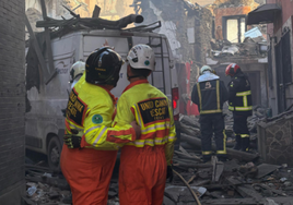 Al menos 18 heridos por la explosión de gas en una vivienda en Mieres (Asturias)