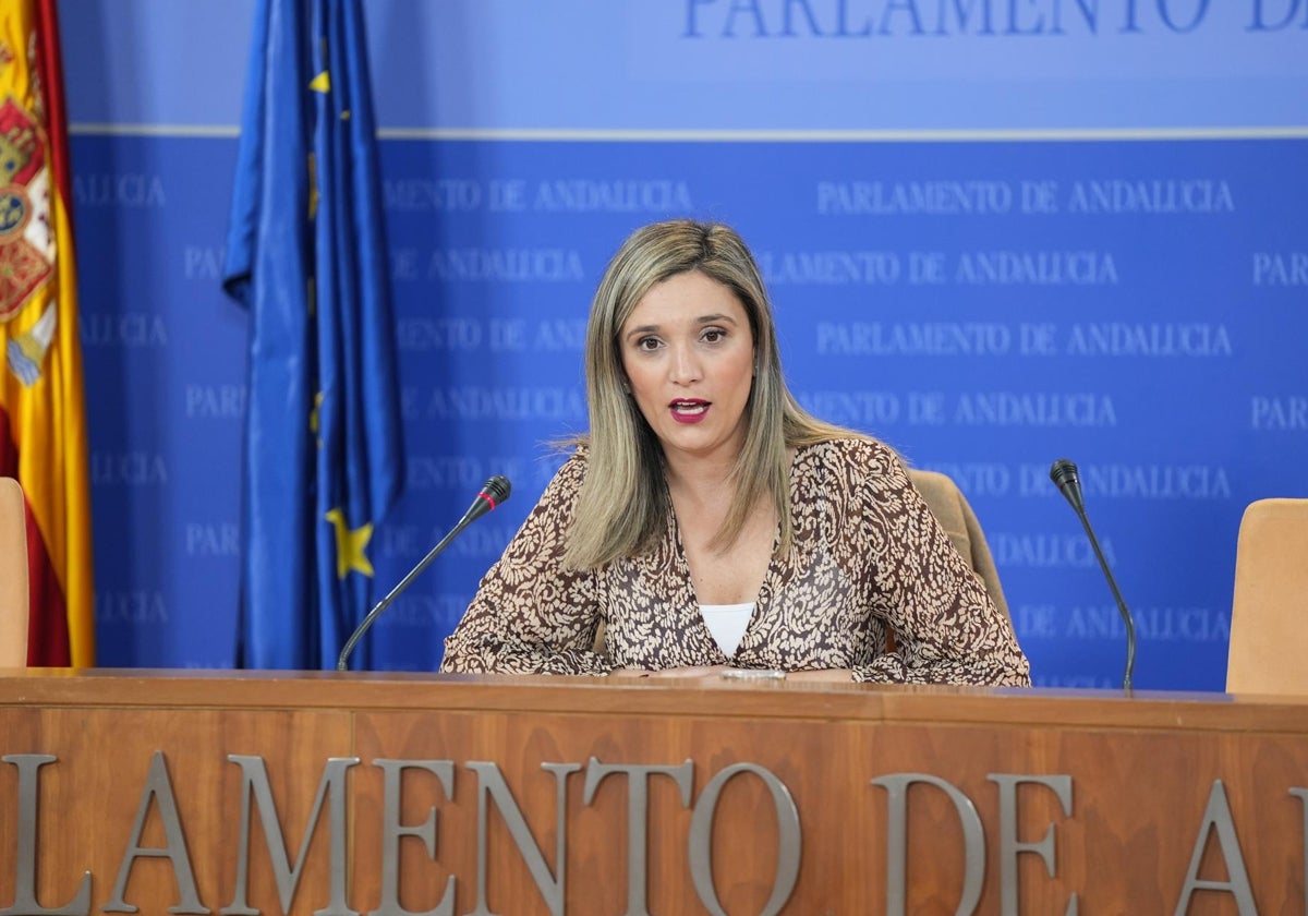 María Márquez, este miércoles en rueda de prensa