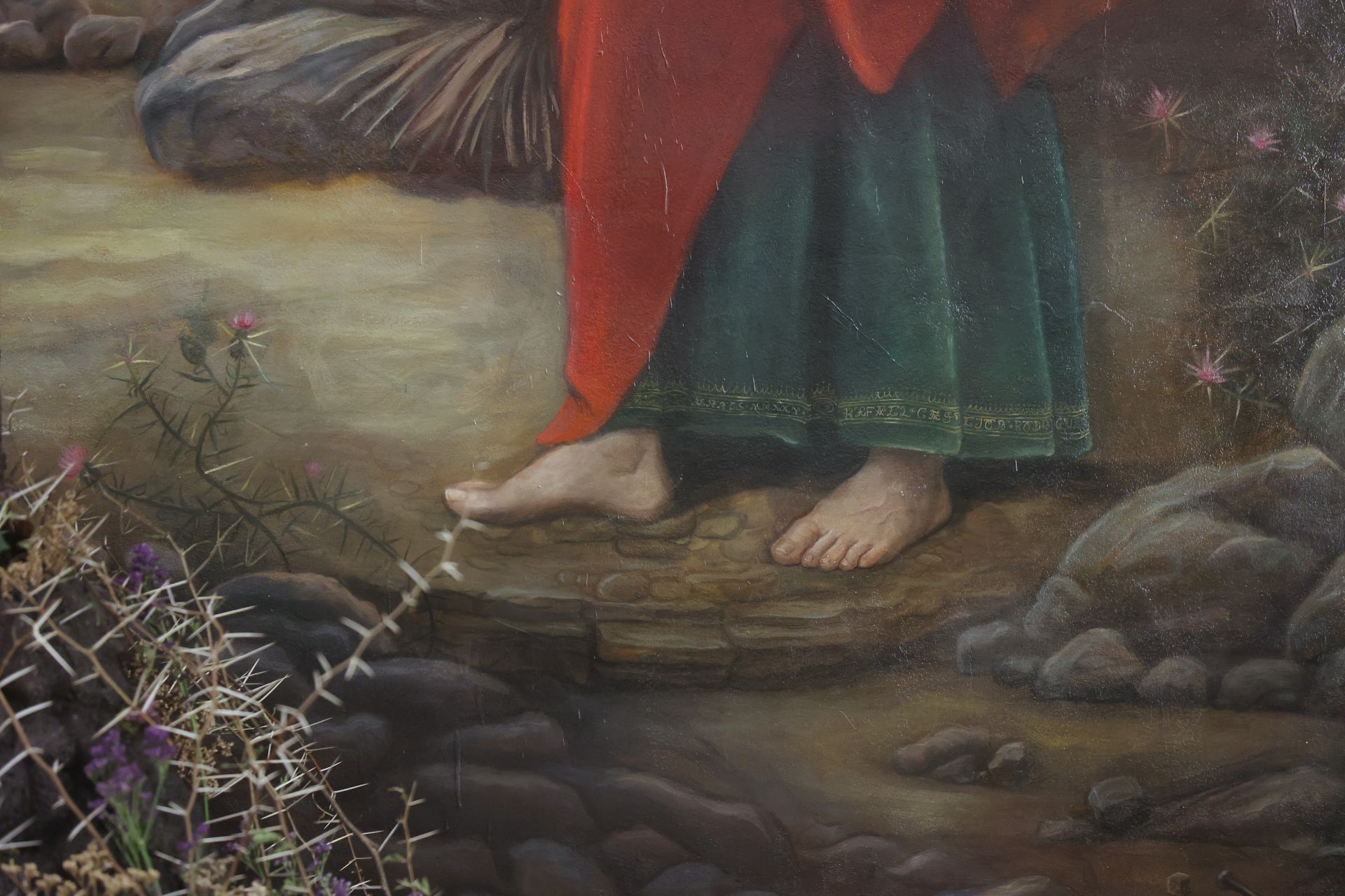 La bendición de la obra pictórica de Rafael Castejón para el Cristo de la Confianza de Córdoba, en imágenes