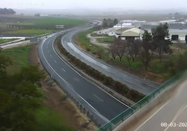 La lluvia provoca cortes en carreteras de Huelva, Cádiz, Sevilla y Málaga