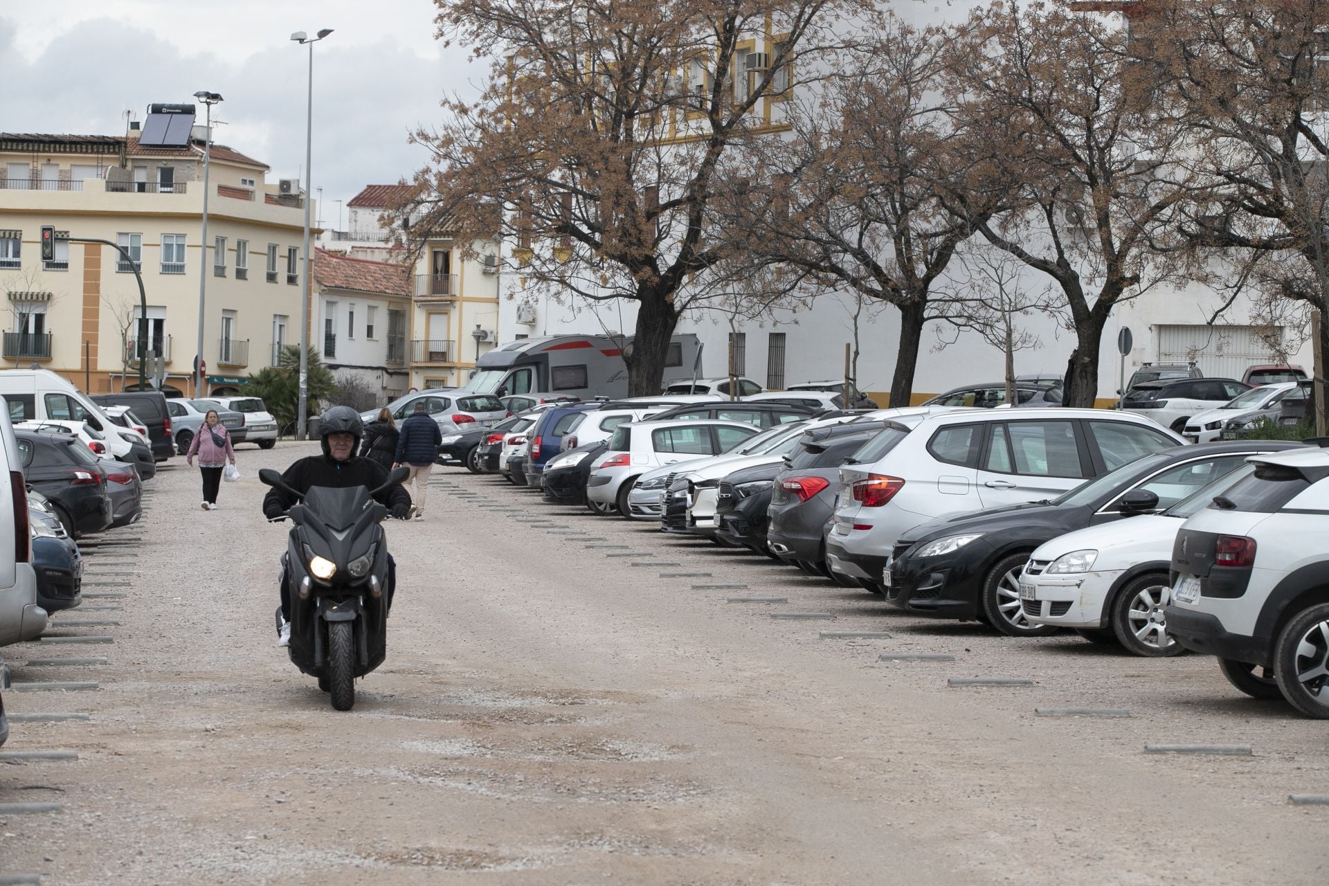 La actividad de los gorrillas en el barrio del Arcángel, en imágenes