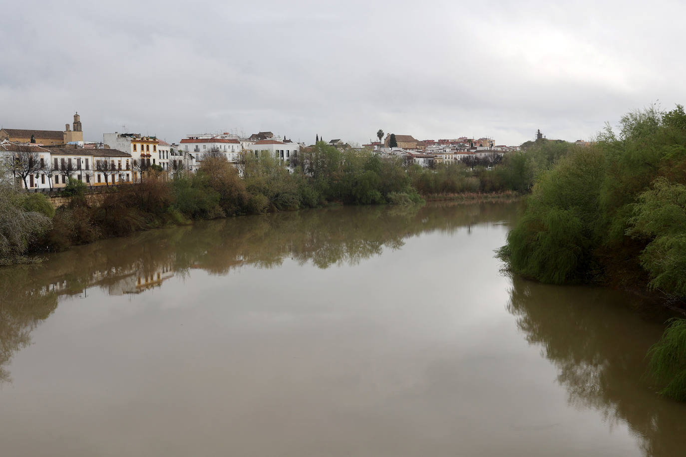 La notable crecida del río Guadalquivir, en imágenes