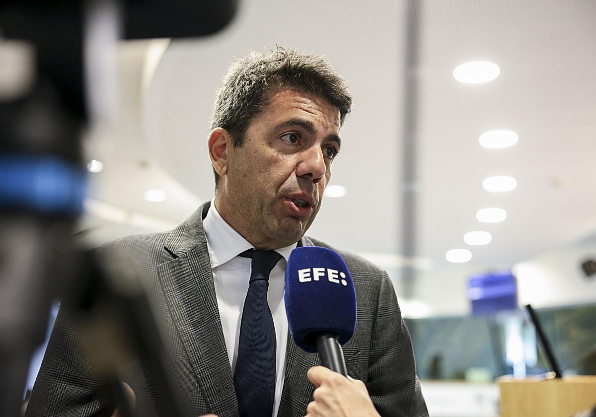 Imagen de archivo del presidente de la Generalitat, Carlos Maón