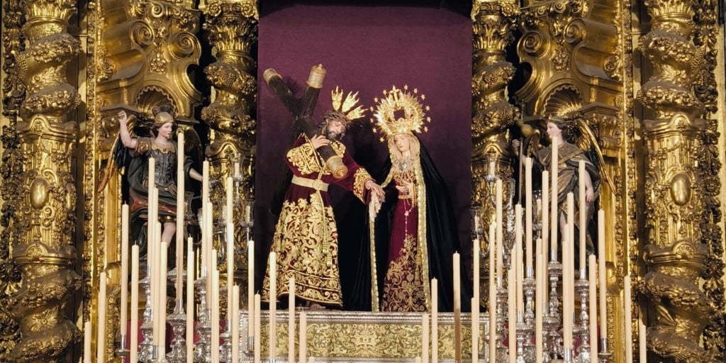 La calle de la Amargura en un altar de cultos: Jesús del Buen Suceso de Córdoba se une a la Virgen en San Andrés