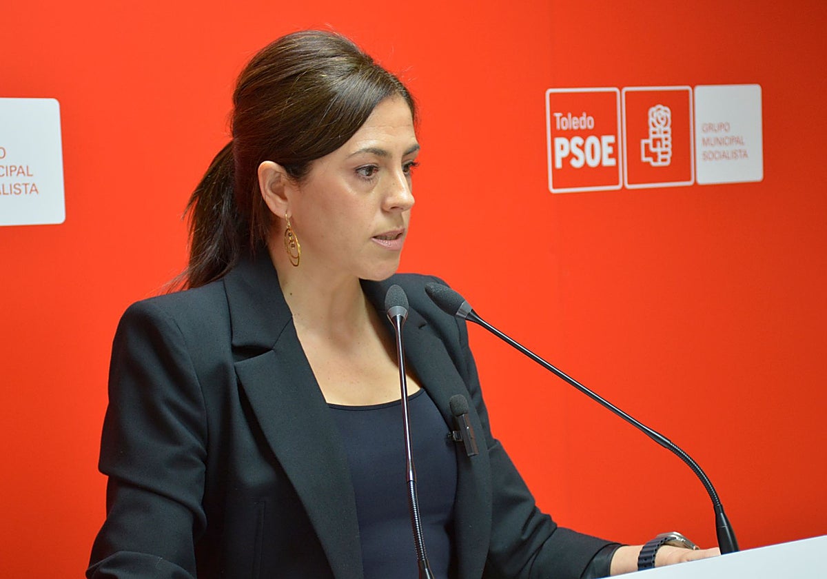 La portavoz del grupo socialista, Noelia De la Cruz