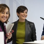 Paneque, Rodríguez y Collboni, en la rueda de prensa conjunta