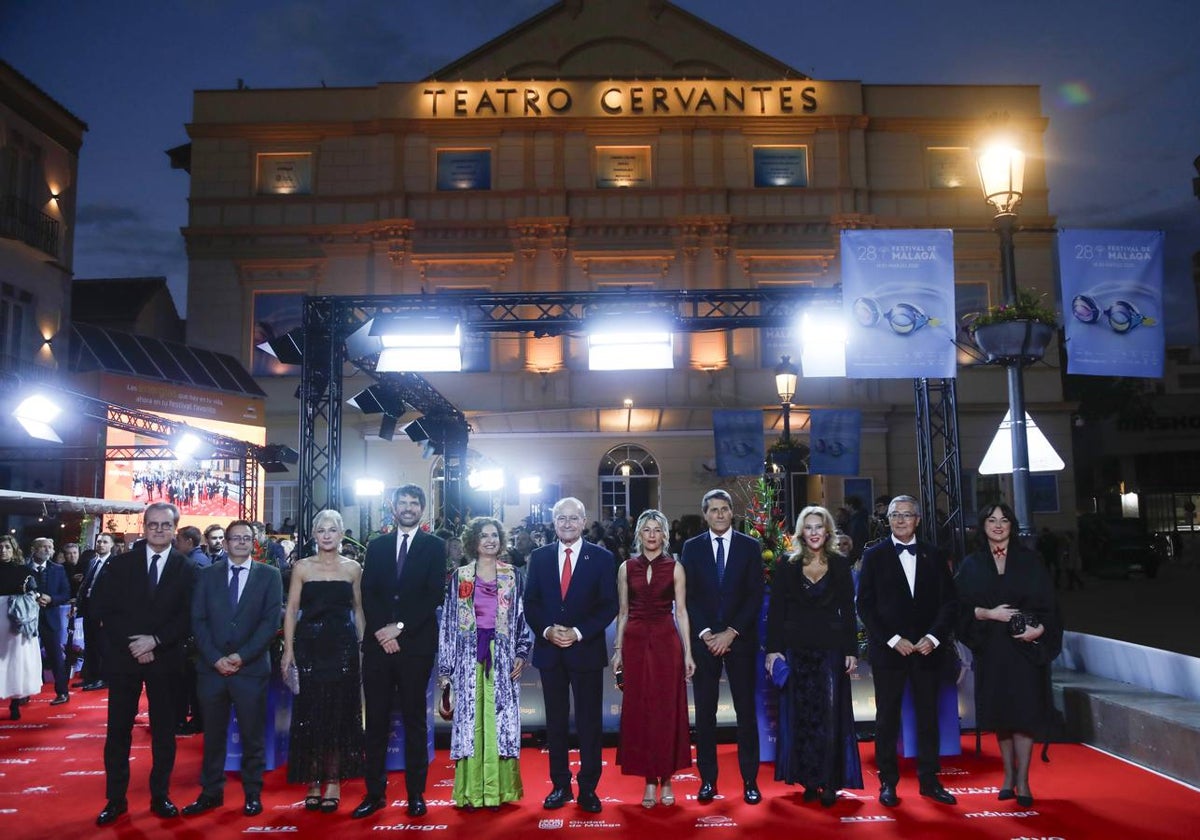 Muchas personalidades acudieron a la gala inaugural del Festival de Cine de Málaga 2025