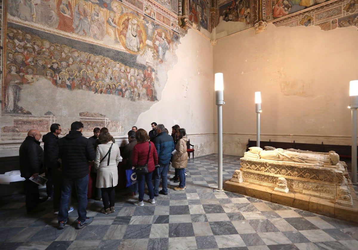 La preciosa capilla de San Blas, en el recorrido de la jornada