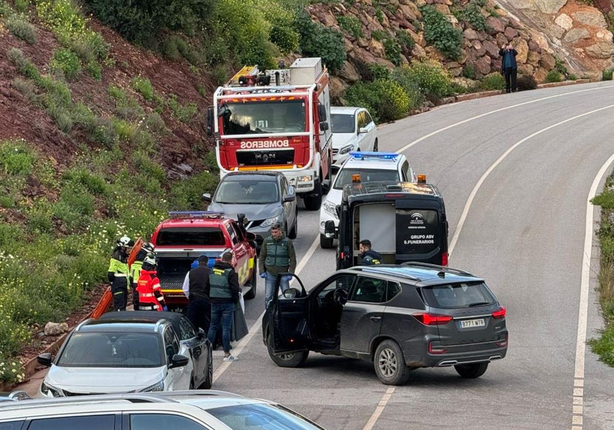Dispositivo desplegado ante el hallazgo del cadáver
