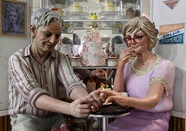 Ninot Indultat de las Fallas 2025: las bodas de oro en un horno de Paiporta afectado por la dana se salvan del fuego