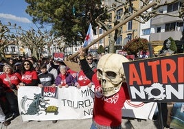 Cientos de personas se concentran en Arzúa y la comarca del Ulloa en contra del proyecto de Altri