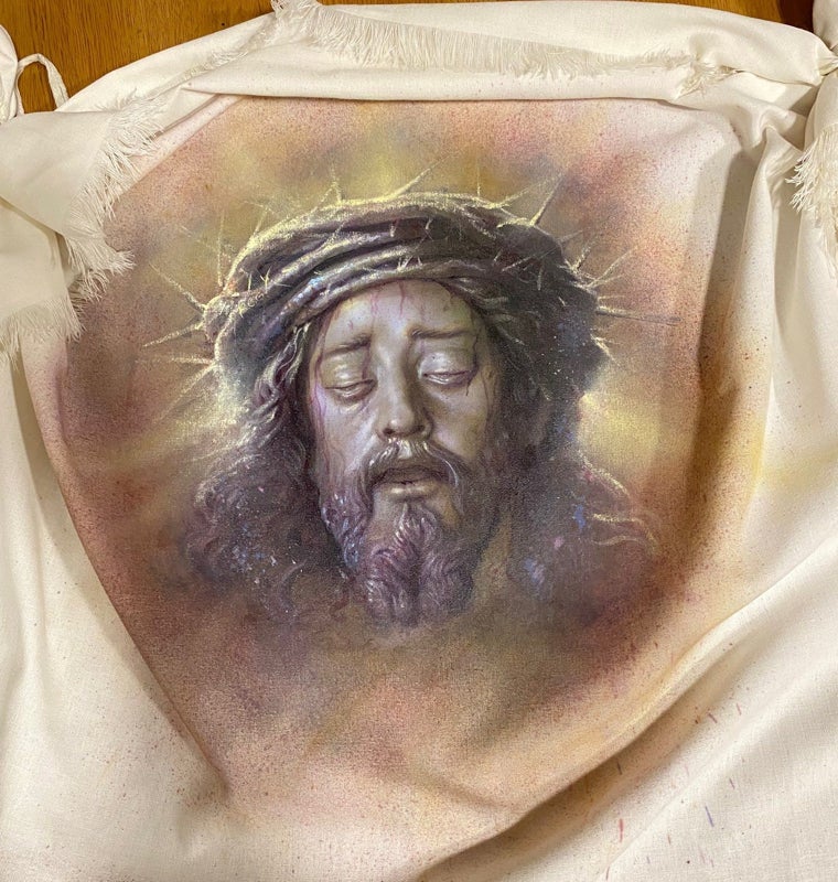 Paño de la Verónica, obra de Rafael Cervantes