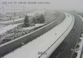 Guadalajara en alerta naranja por fuertes nevadas y la Serranía de Cuenca en nivel amarillo