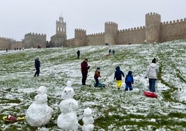 La nieve llega a varias provincias de Castilla y León