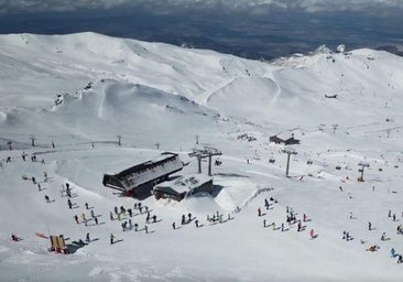 Vista aérea de Sierra Nevada en los últimos días