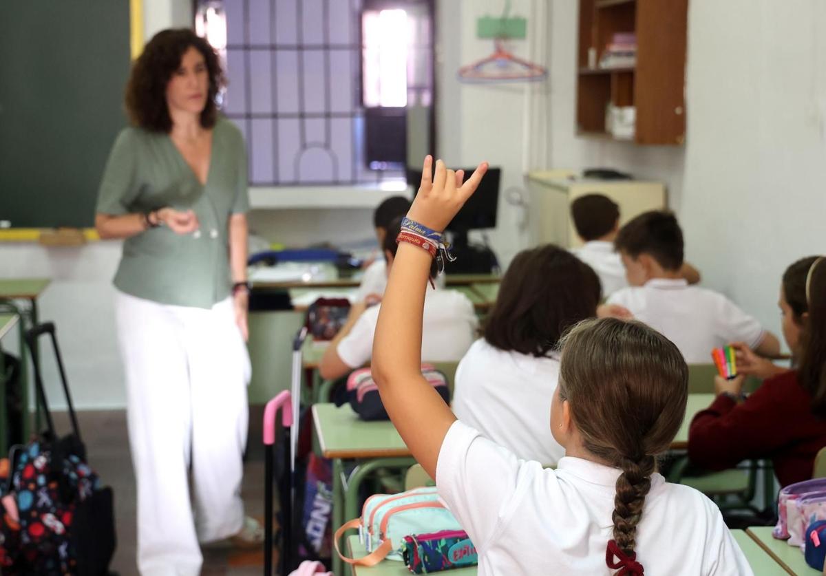 Clases en un colegio de Córdoba