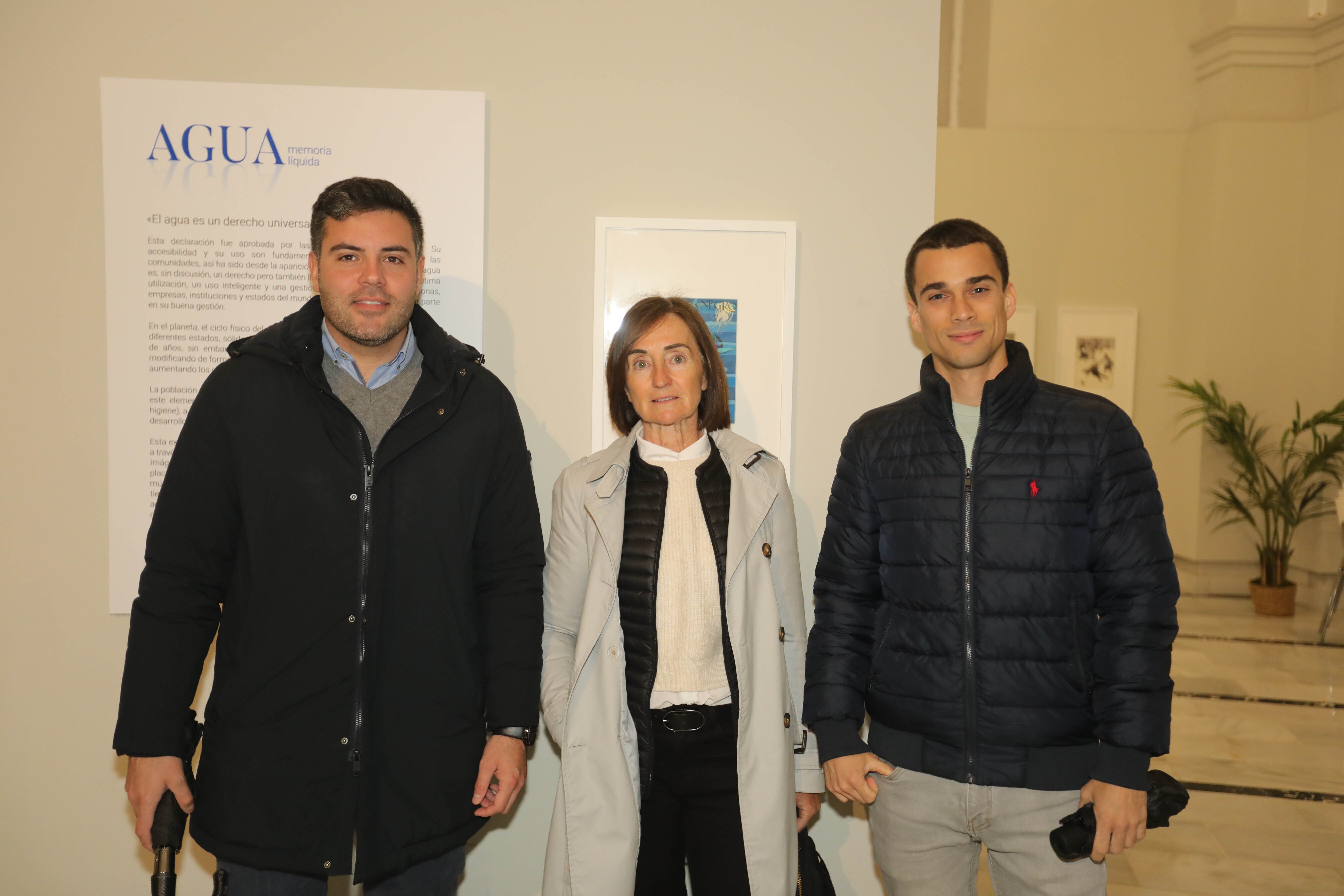 Daniel Calderón, Blanca Fernández y Pedro Cano