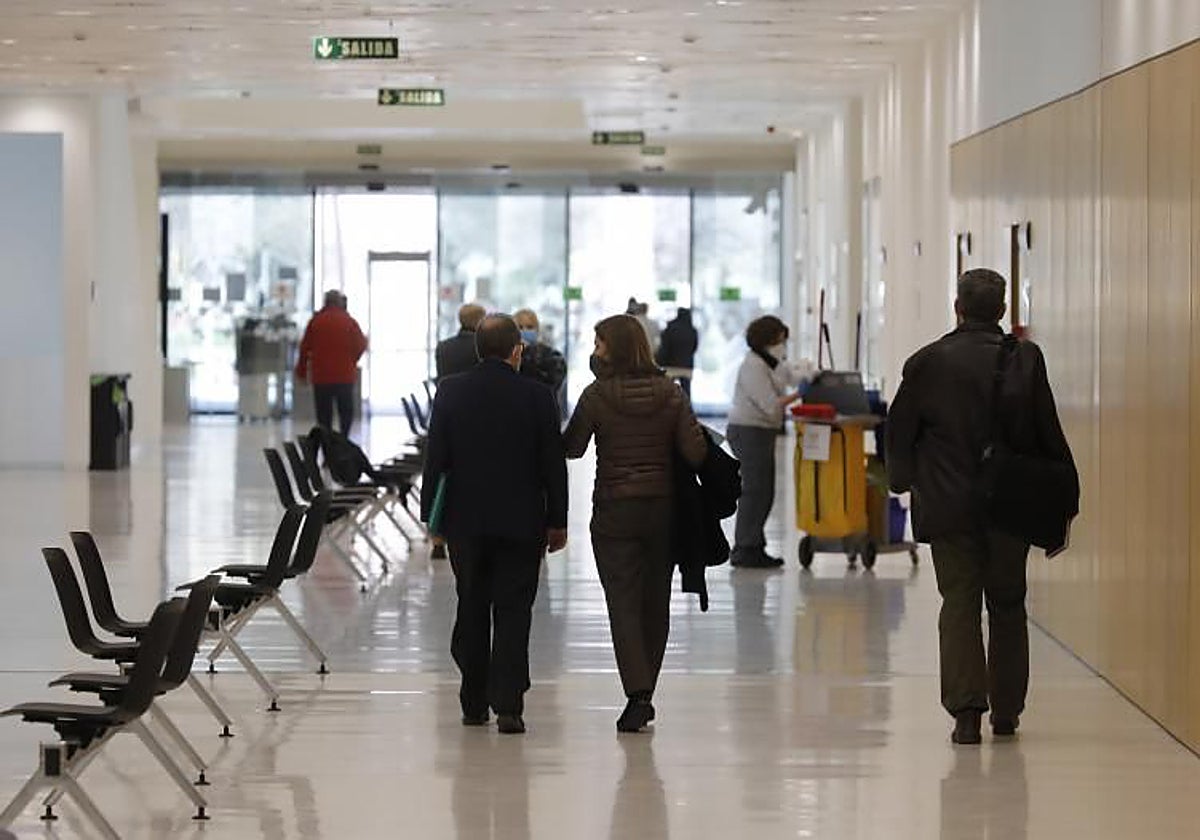 Pasillos de la Ciudad de la Justicia de Córdoba