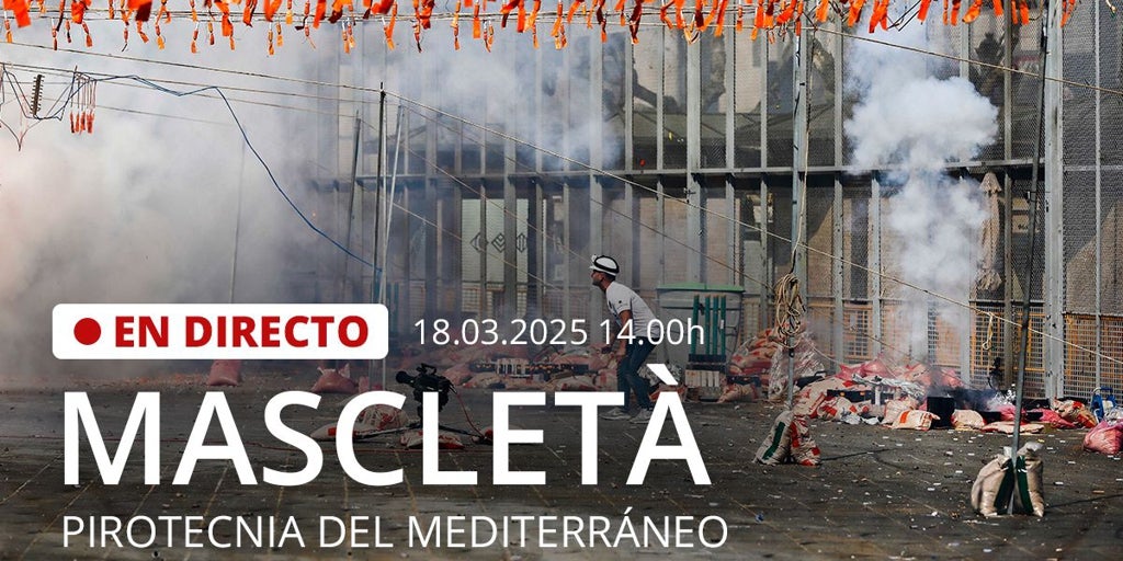 Mascletà en directo de hoy, 18 de marzo, de las Fallas de Valencia 2025