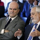 Manuel Chaves y José Antonio Griñan durante el juicio de los ERE