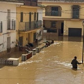 Inundaciones en la barriada de Doña Ana en Cártama