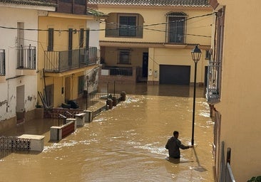 Inundaciones en la barriada de Doña Ana en Cártama