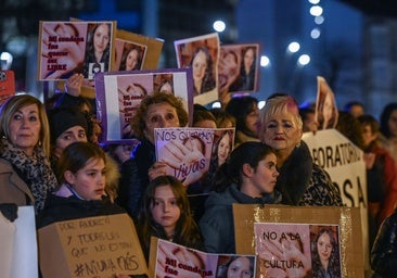 Burgos sale a la calle para condenar el asesinato machista de Andrea