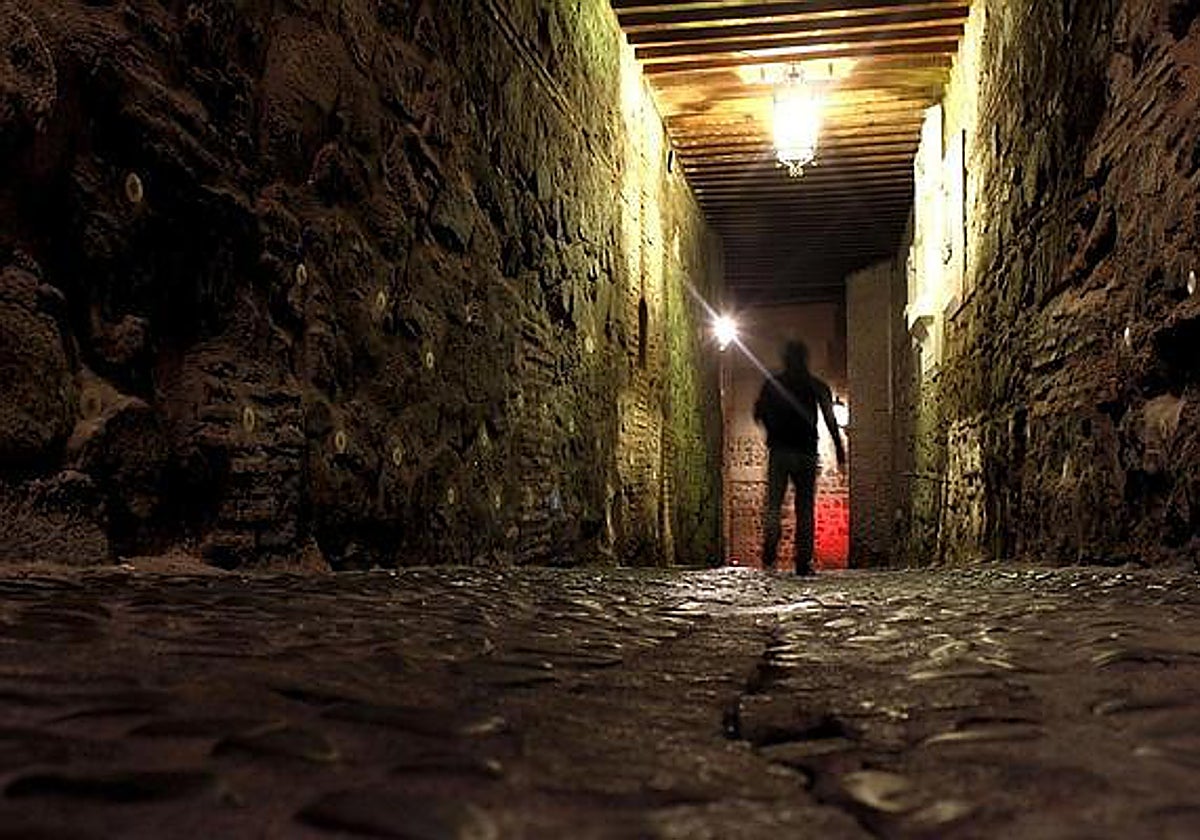 Cobertizo de la calle de Santa Clara en Toledo