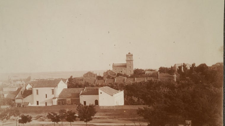 1906, vista general de la barriada del Madrid Moderno