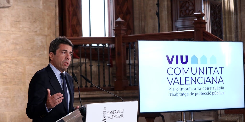 Mazón defiende la política integral de vivienda de la Generalitat para dar respuesta a familias y jóvenes