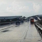 Seis de las carreteras cortadas se encuentran en la provincia de Cádiz