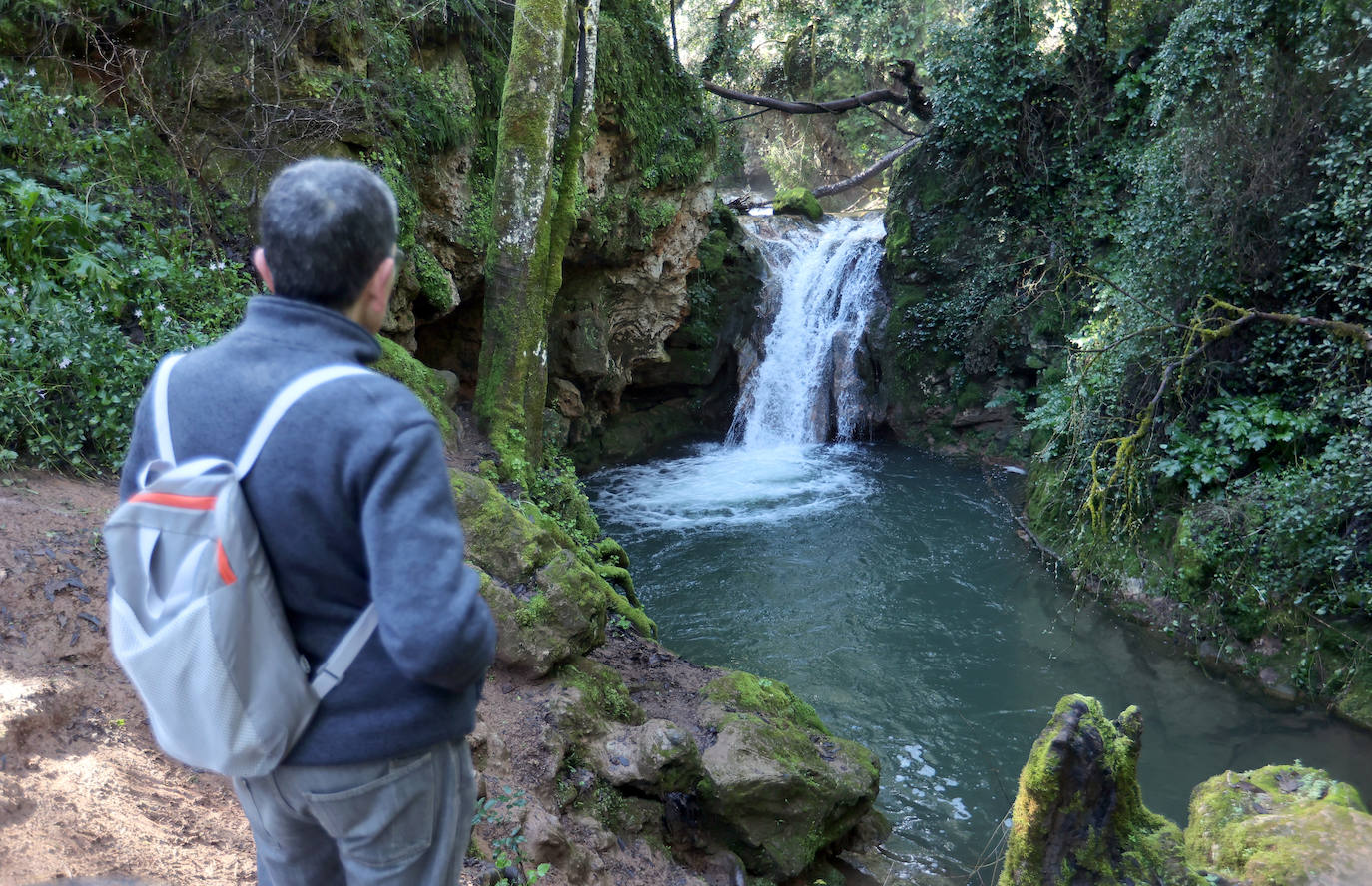 El inusual estado de los Baños de Popea tras las lluvias, en imágenes