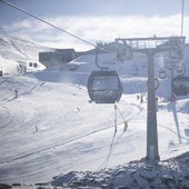 Vista de Sierra Nevada en la subida a las pistas