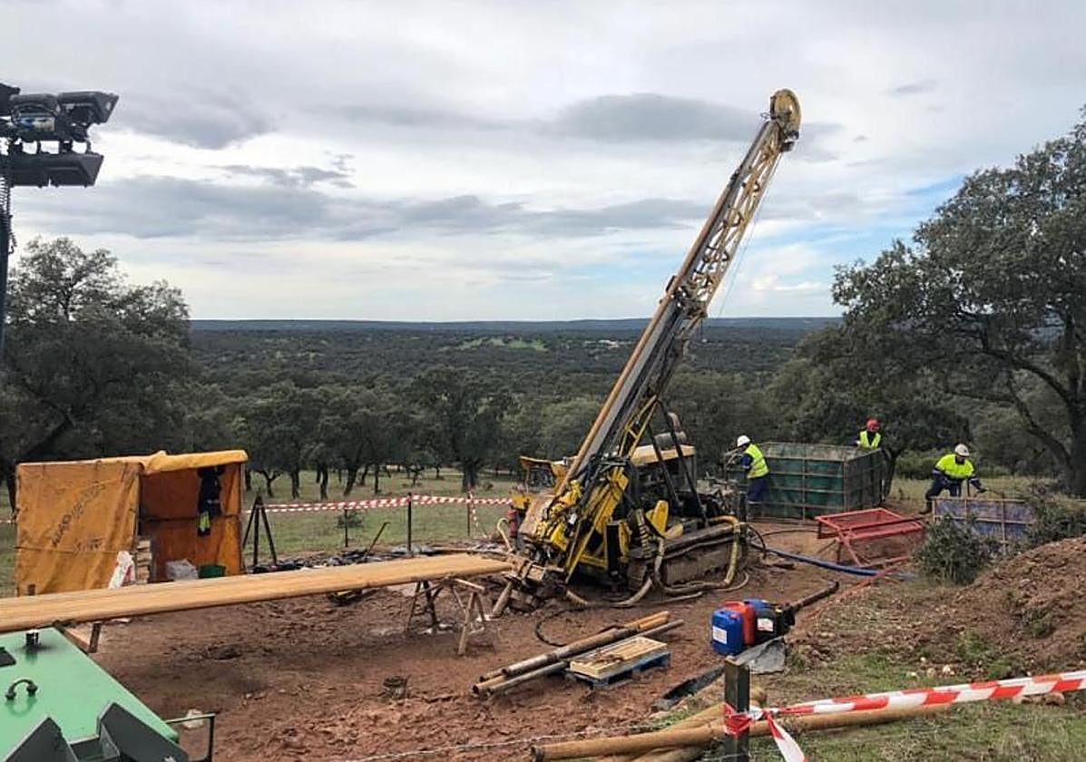 Sondeos mineros en Los Pedroches