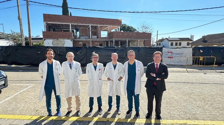 Responsables médicos y de gestión del Hospital Arruzafa de Córdoba