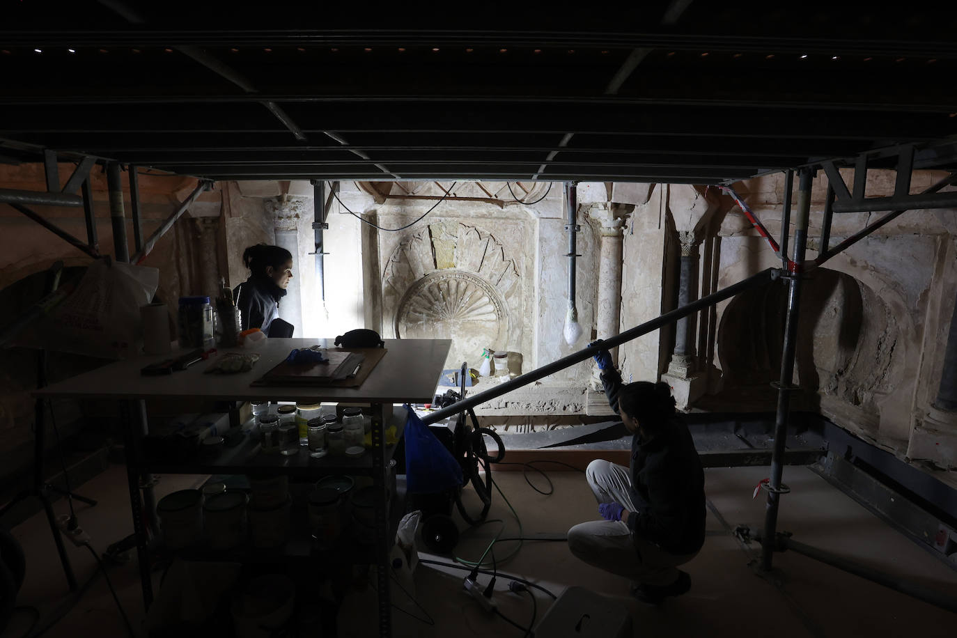 La restauración de la maqsura de la Mezquita-Catedral de Córdoba, en imágenes