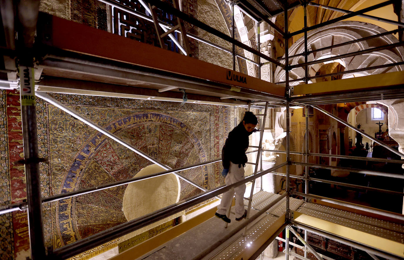 La restauración de la maqsura de la Mezquita-Catedral de Córdoba, en imágenes