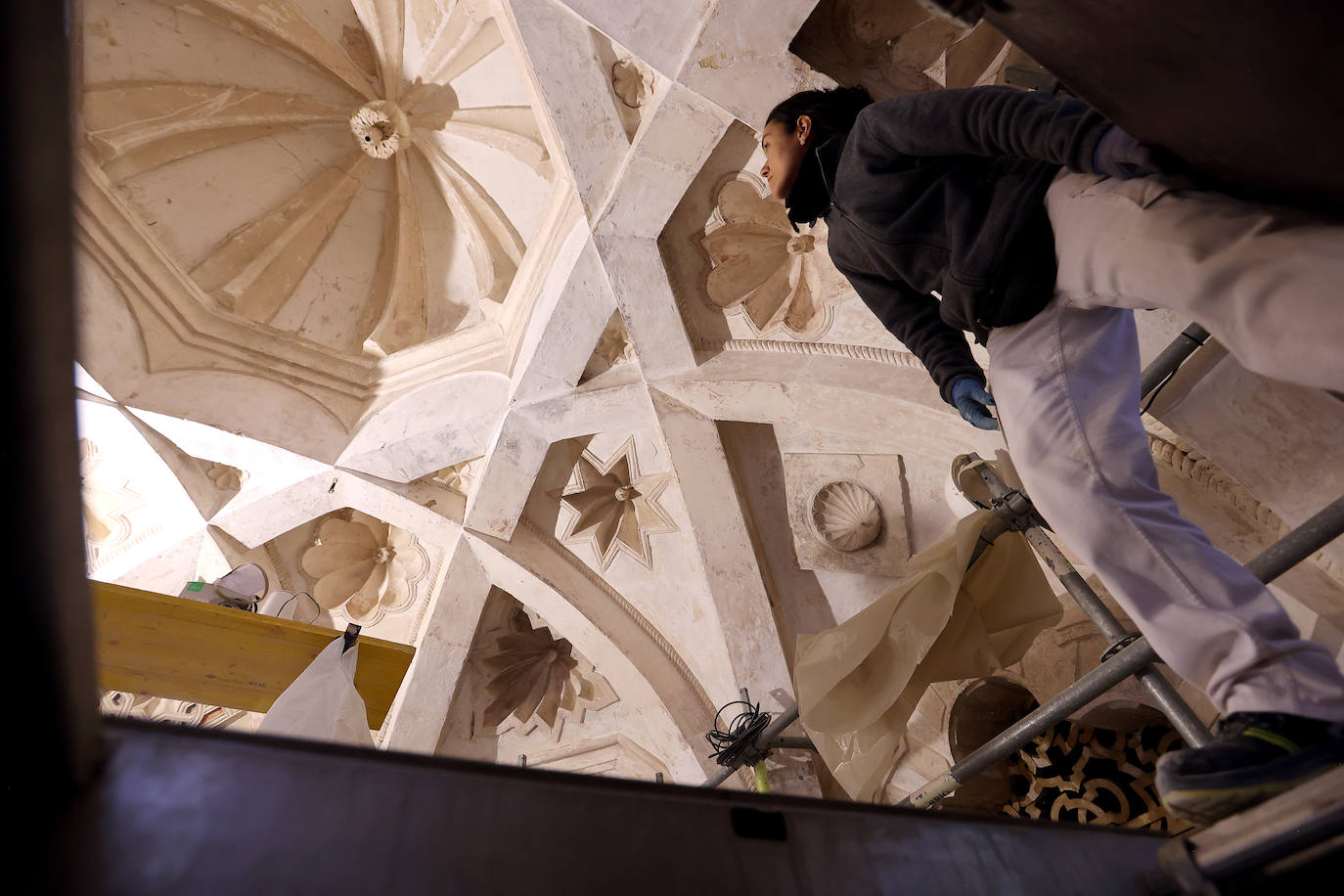 La restauración de la maqsura de la Mezquita-Catedral de Córdoba, en imágenes