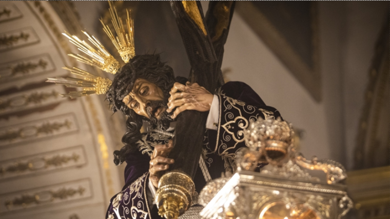 Imagen de Jesús del Gran Poder, que procesiona el Martes Santo con la Virgen de la Esperanza