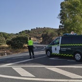 La Guardia Civil durante una operación de tráfico