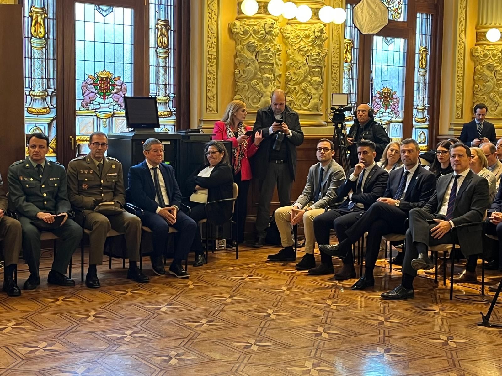 Carlos Velázquez, en Valladolid, con la Red de Huellas de Santa Teresa