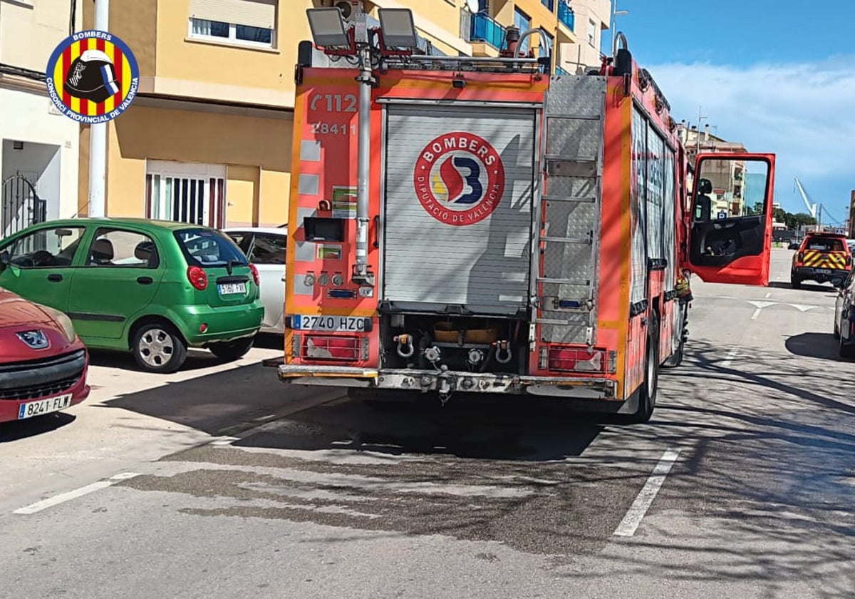Imagen de archivo de un camión de los Bomberos