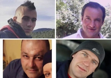 David, Jorge, Iván, Amadeo y Rubén... las cinco vidas que se llevó la mina de Cerredo