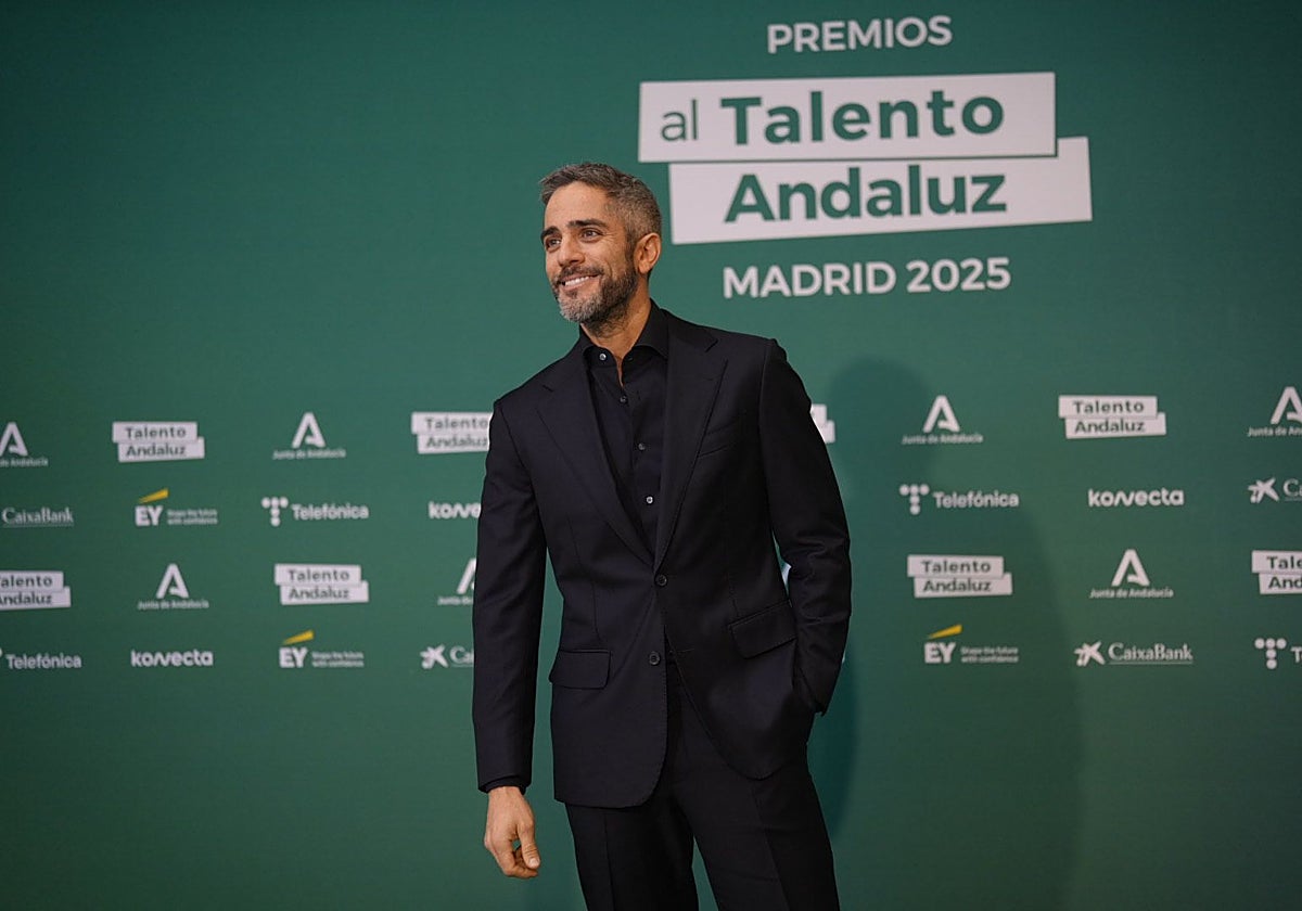 Roberto Leal en la entrega de premios Talento Andaluz