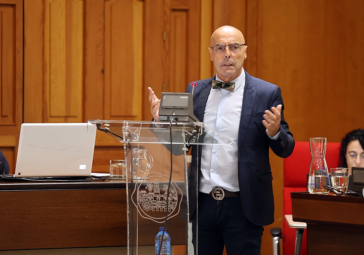 El portavoz del grupo municipal del PSOE Córdoba, Antonio Hurtado