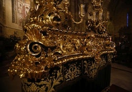 El restaurado paso de la Virgen de las Tristezas de Córdoba, en imágenes