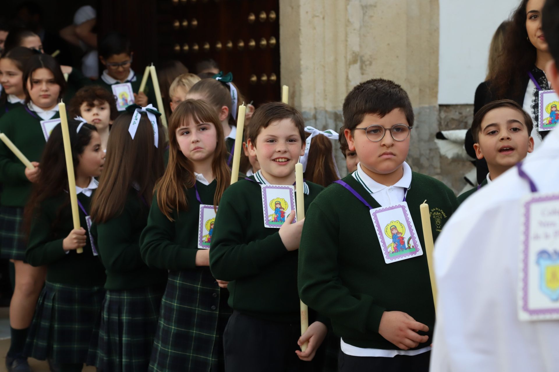 La tradicional procesión del colegio de la Piedad de Córdoba, en imágenes